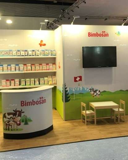 Bimbosan Messestand