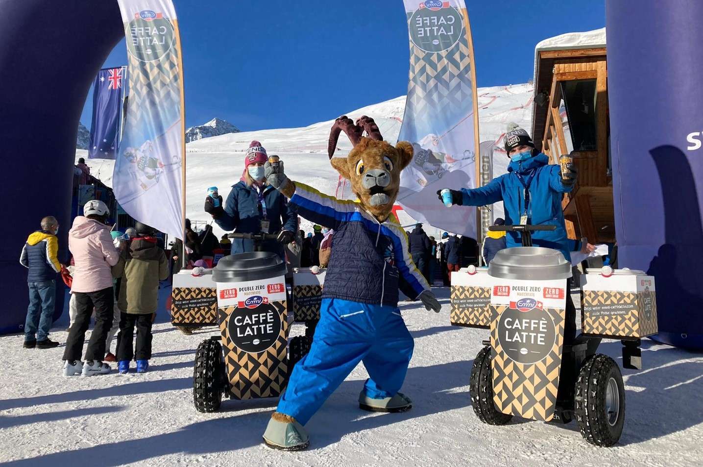 Emmi Ski Weltcup_Figurant und Promotorinnen