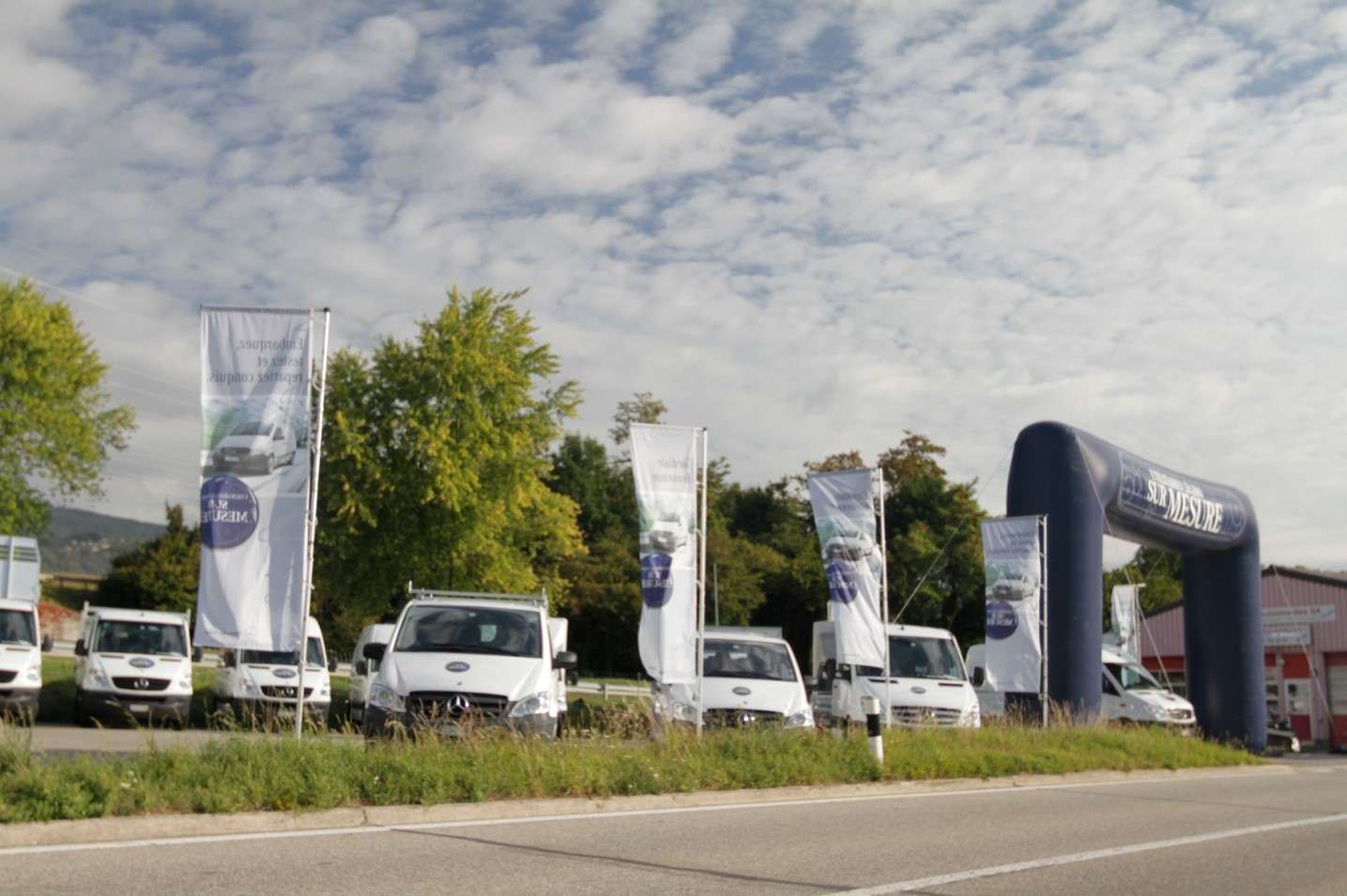 Merceds Trapo Tournee_Aufbau