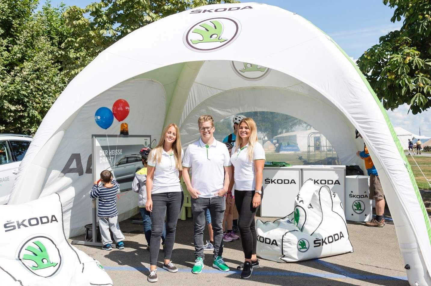Skoda am SlowUp_Promotorinnen