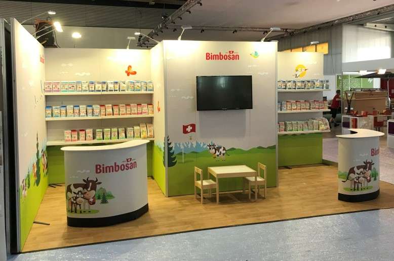 Bimbosan Messestand