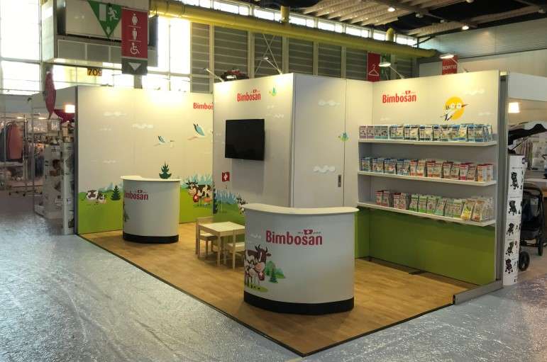 Bimbosan Messestand